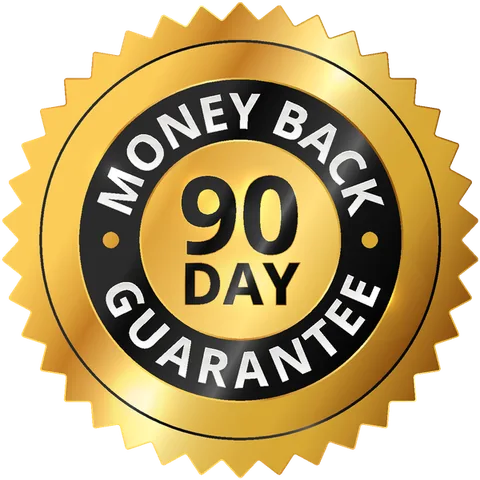 MemoFlow 90-day money-back guarantee seal
